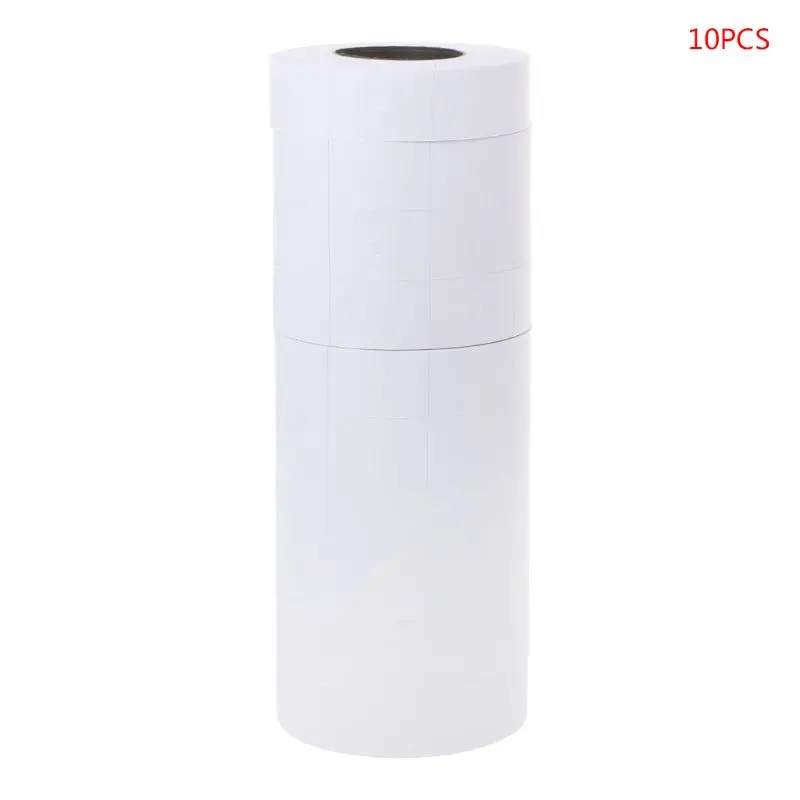 Price Label 10 Rolls Double Row Paper Tag Mark Sticker for MX-6600 Labeller  Supermarket Practical Decal D5QC