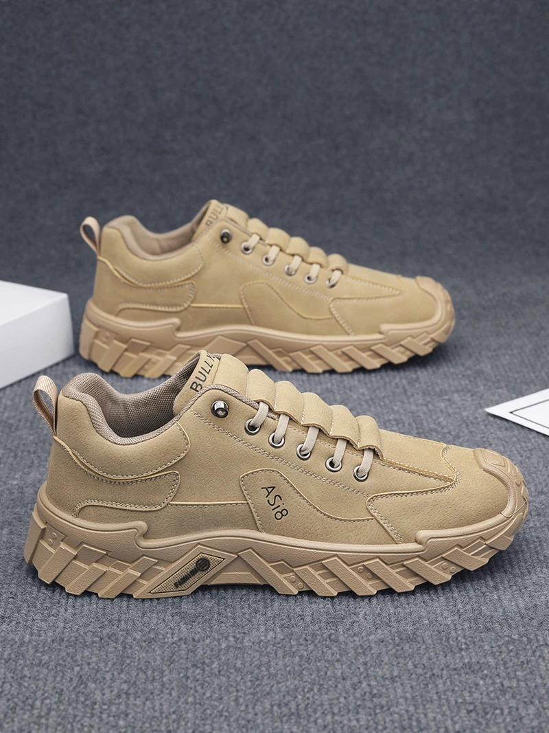 

Men's Casual Sports Shoes Waterproof Non-Slip Work Shoes Easy Wear Leather Upgraded Version Spring Summer New Arrival