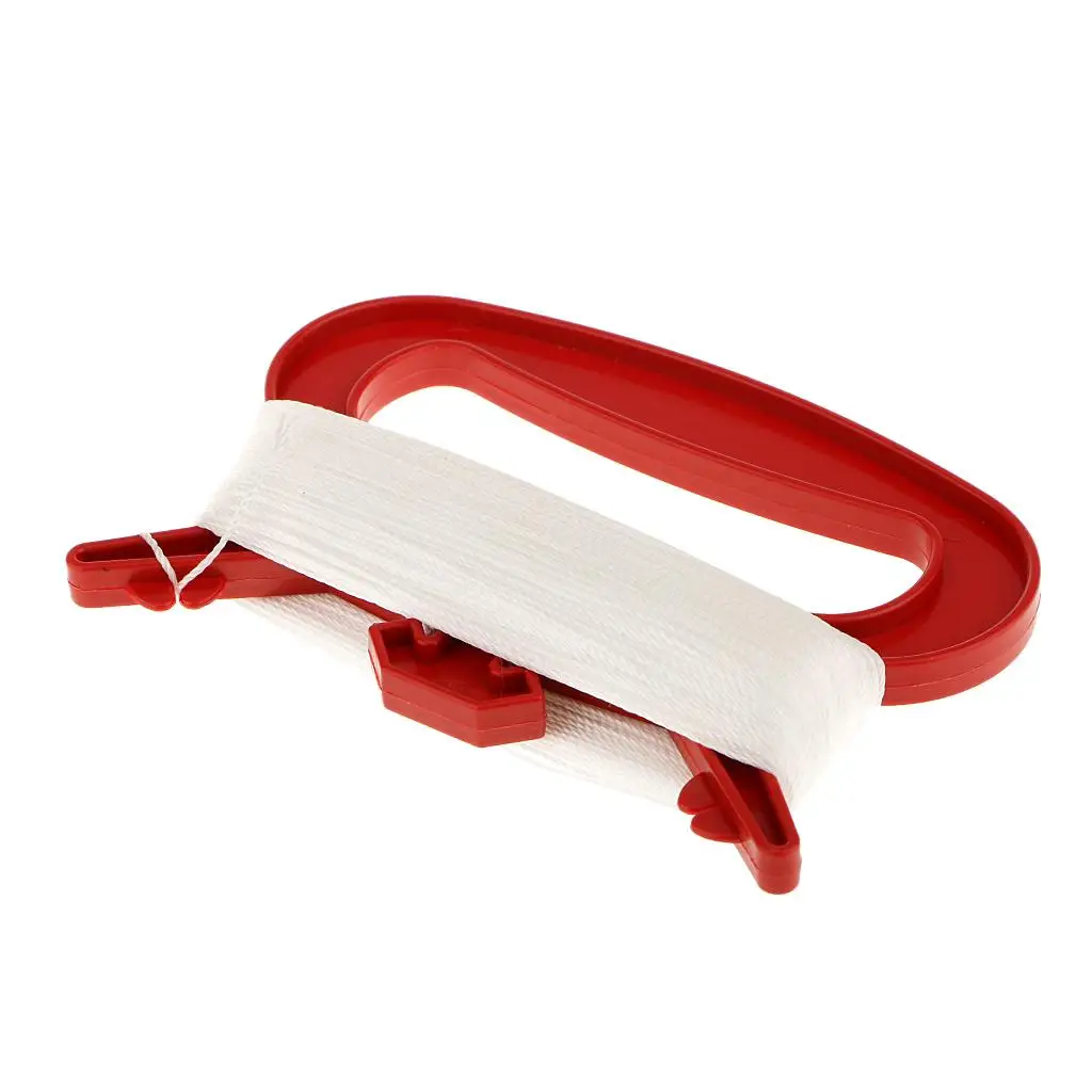 328ft Line Wheel Winder Maniglia Strumento Maniglia Strumenti da tavolo Accessori per aquiloni Bambini Sport all'aria aperta Rosso