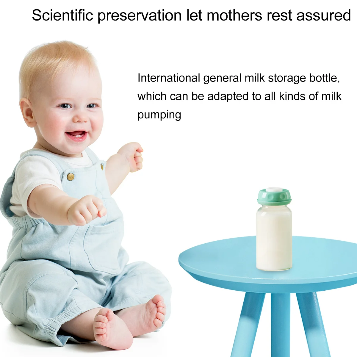 2 قطعة زجاجة رضاعة الرضع واسعة الفم المحمولة الزجاج المغذية المضادة للمغص لينة مصاصة سهلة التنظيف السفر المغذية للطفل #4