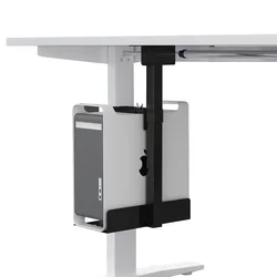 Soporte Universal para caja de PC debajo del escritorio, soporte de CPU de montaje lateral en pared, base de ordenador ajustable, colgador de caja de Host, estante de soporte