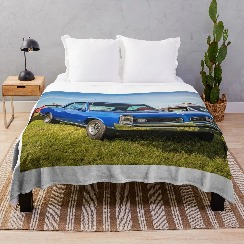 

1967 Pontiac GTO Hardtop Coupe Throw Blanket Extra Large Throw Fashion Sofas Blankets