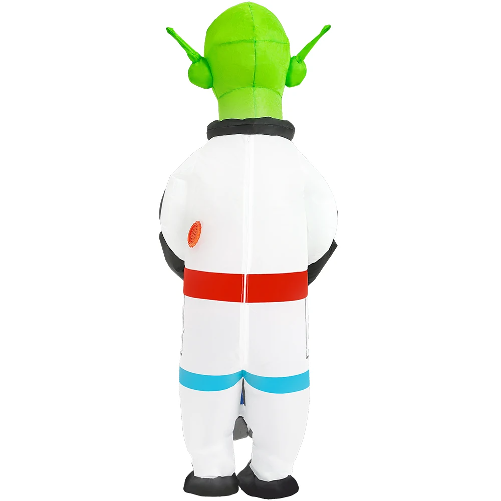 Adult Kids ET Alien Inflatable Costume Funny Fancy Astronaut Cosplay Costume for Halloween Purim Spaceman Inflatable Suits