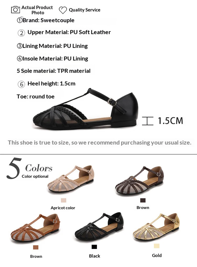 Large Size 36-42 Brand Designer Roman Flats Sandals Women 2026 Summer New Gladiator Low Heel Women Sandals Zapatos De Mujer