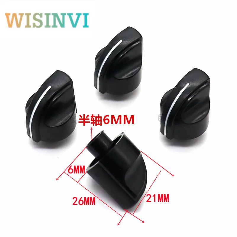 5pcs 21x26MM Plastic bird's beak shape knob operation panel knob cap D-axis potentiometer knob cap 270 degrees inner Hole 6mm