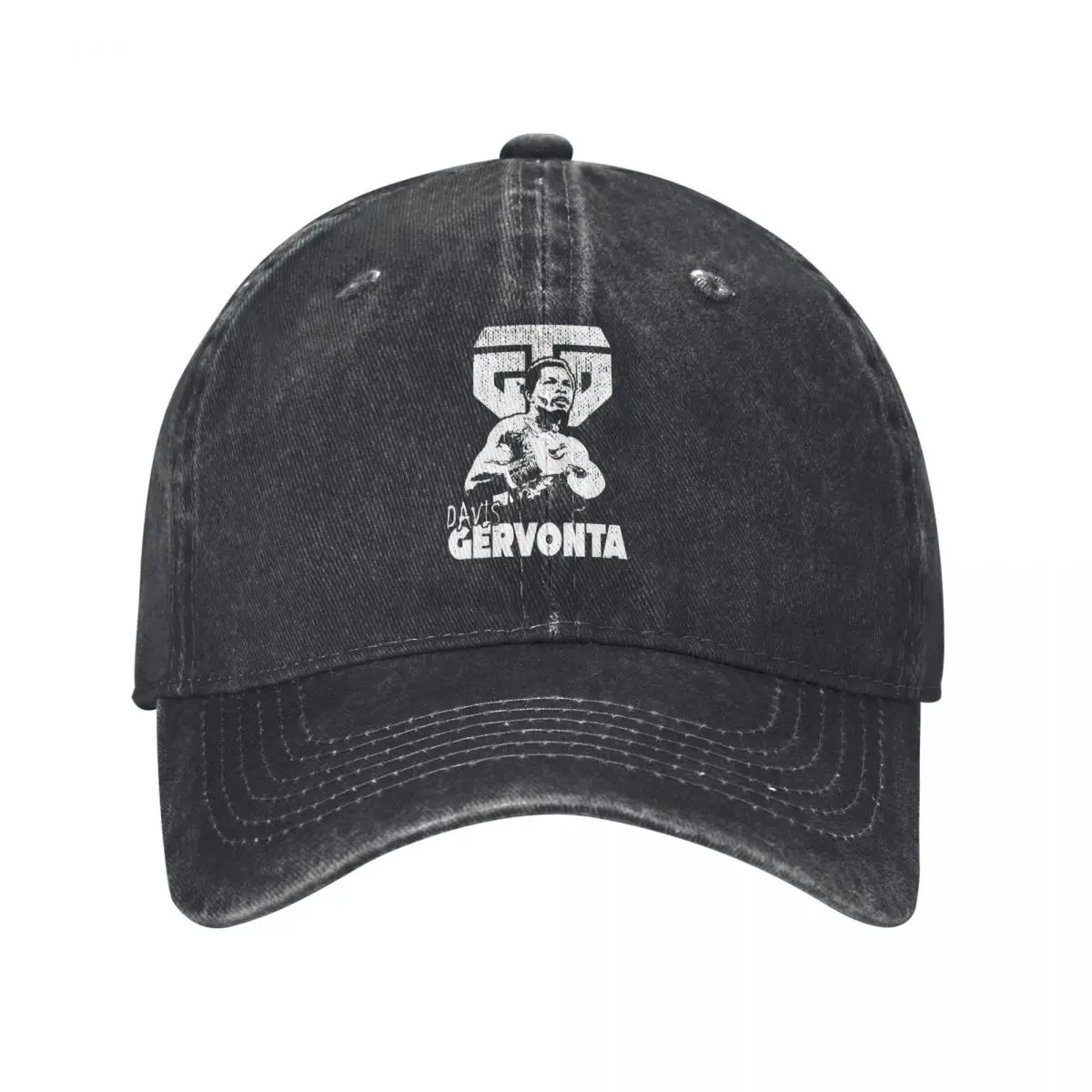 Gervonta Davis Tank GTD White Distressed Washed Casquette Baseball Caps Unisex Customized Decorate Summer Hats