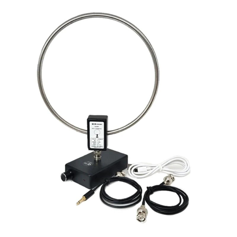 QM GA450 Active Loop Antenna SW2.30-30MHz Short Small Loop Antenna Radio