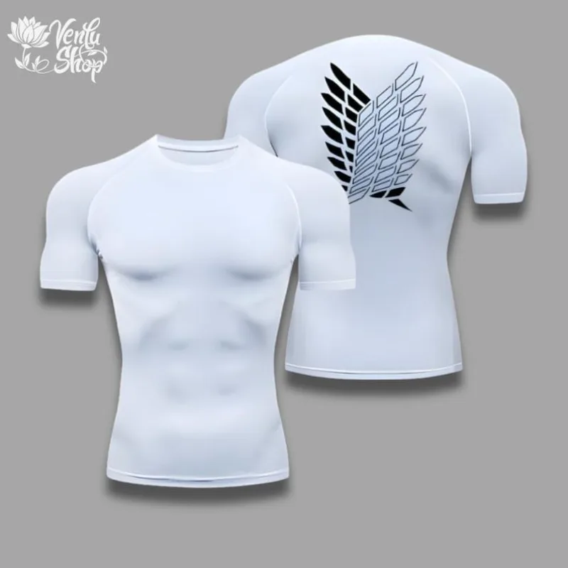Moisture-Wicking Men's Ultra-Light Quick-Dry Athletic T-Shirt Breathable Stretchy Short Sleeve for Fitness Gym Sports Workout