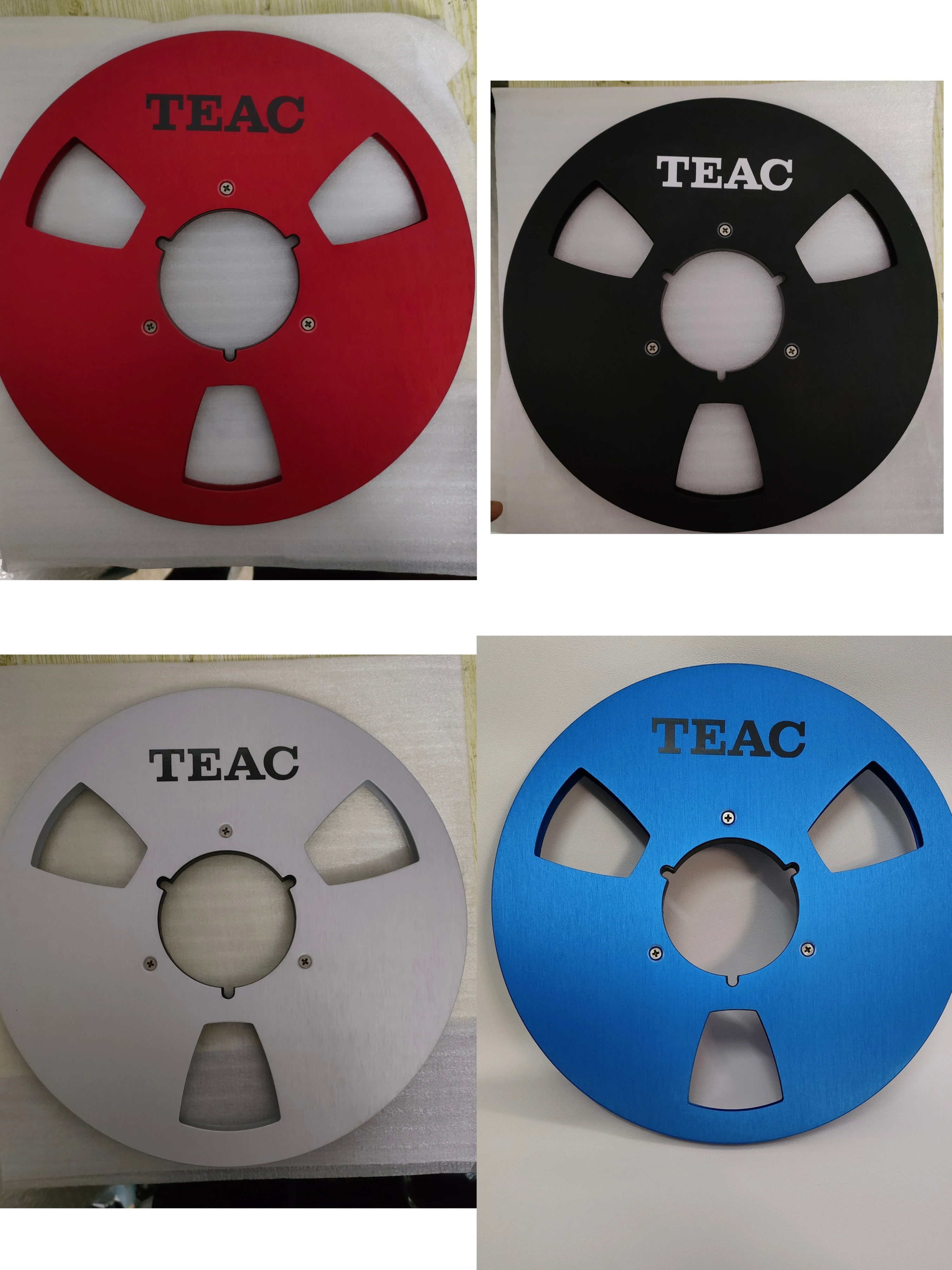 1/4 10.5 Inch Open Reel Audio Tape Empty Nab Hub Reel-To-Reel Recorders With Disk New Aluminum Accessories By TEAC