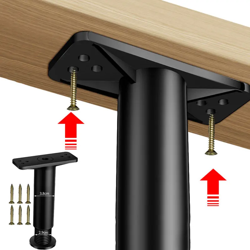 2/4 шт. телескопическая регулируемая балка кровати, опора для ног, мебельная ножка, диван, нижняя несущая нагрузка, кронштейн, высокая твердая пластиковая сталь