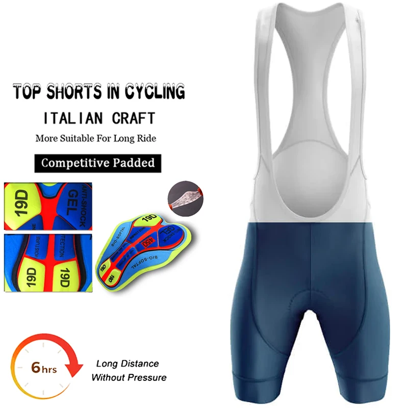 Solid Color Sports Shorts Cycling Bib Men Men's Equipment Summer Pants Man Short Mtb Gel Bike Bretelles Bibs Culotte Triathlon