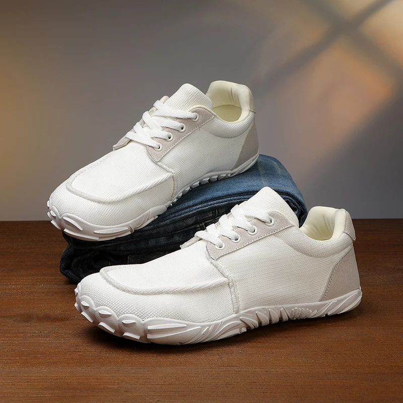

New Unisex Wider Shoes Breathable Mesh Men Barefoot Wide-toed Shoes Brand Flats Soft Zero Drop Sole Wider Toe Sneakes Large Size
