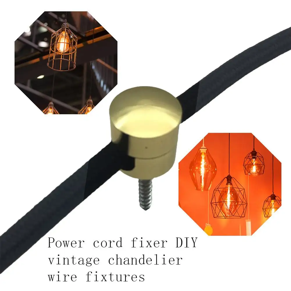 PU Leather Cable Ties Earphone Line Wire DIY Vintage Fixtures Chandelier Wire U4J5