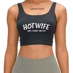 Lasting Charm Naughty Swinging Hotwife Crop Top Summer Sexy Tops