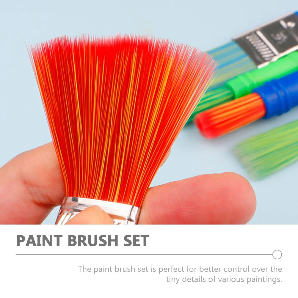 

14Pcs Kids Painting Brushes Drawing Brushes Soft Tips for Watercolor Oil Painting Useful Art Tools Drawing Brush