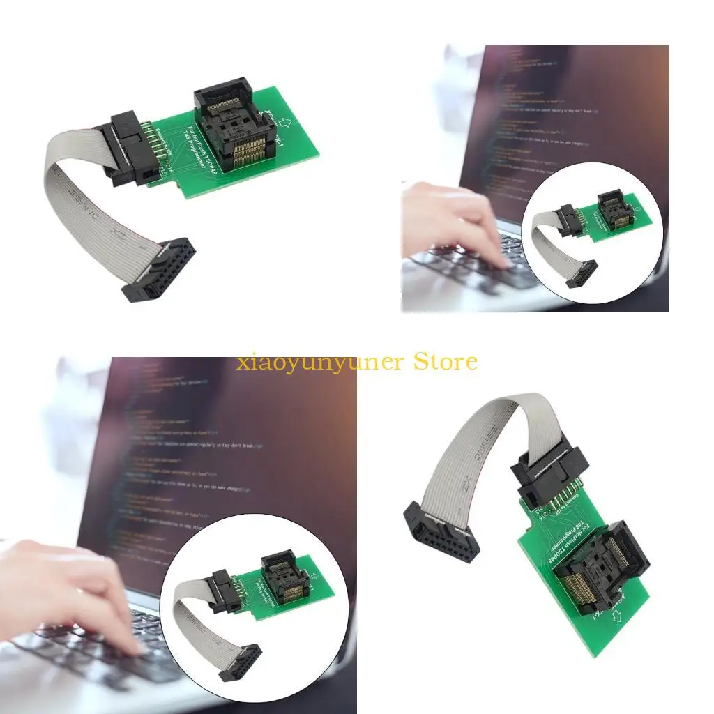 L'adaptateur professionnel ADP_F48_EX-1 P9JB pour programmeur T48 garantit des performances stables dans les mises à niveau