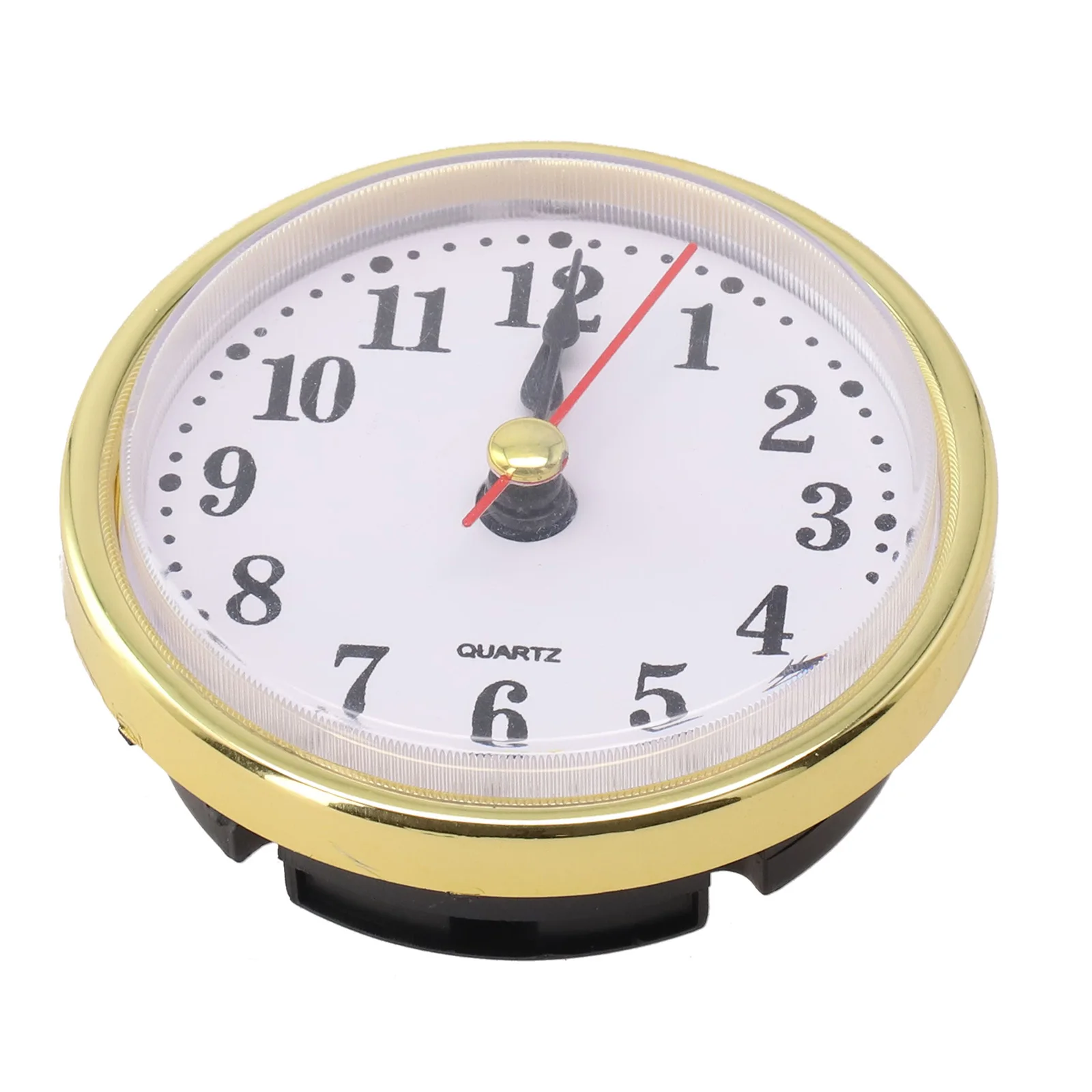 Insert Quartz Clock Insert Replacement 30g Accessories Clear Lens DIY Gold Colored Trim Brand New High Quality