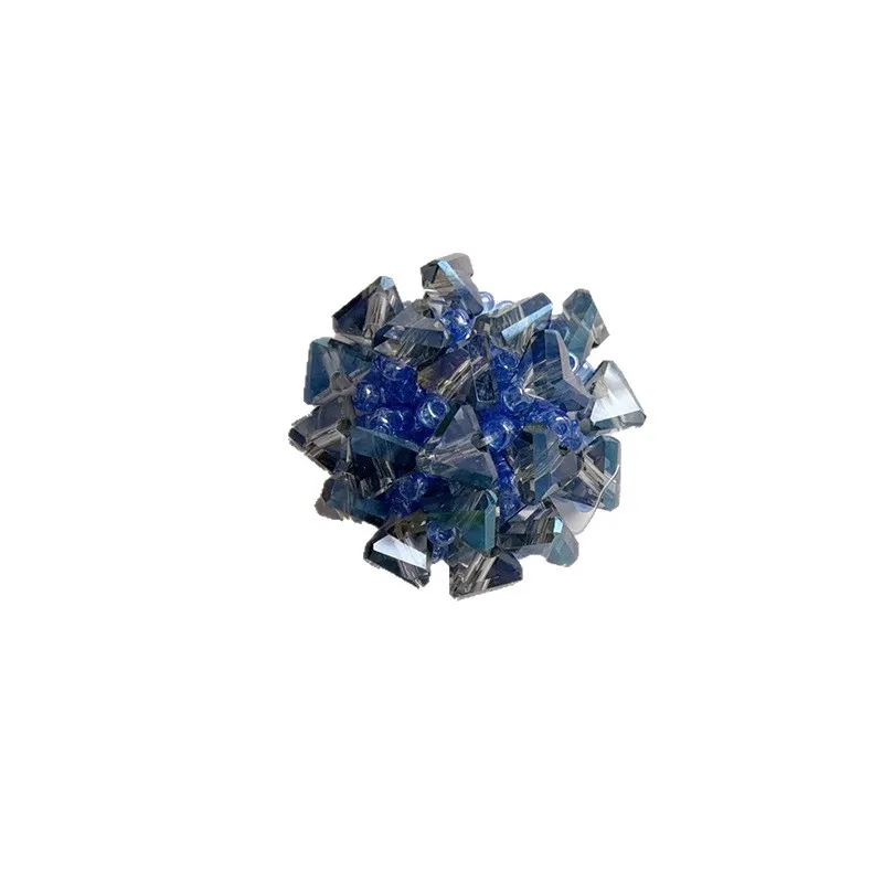 Premium Crystal Beaded Hydrangea Ring Shoe Clips for Crocs Transparent Jelly Shoes Non Slip Sturdy Cute Elegant Floral view 5