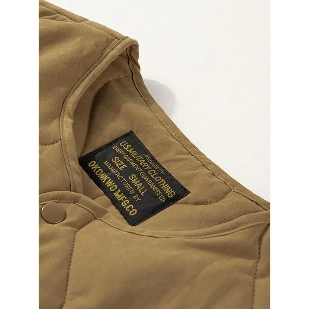 Хлопковый тюнет в американском стиле ретро, внутренний жилет, верхняя одежда, цветное пальто из чистого хлопка, теплое молодежное пальто с длинным светом и капюшоном