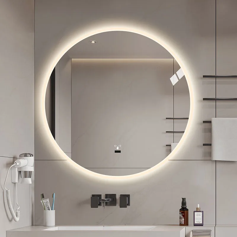 Bathroom Light Led Mirror Dress Women Hanging Magnifying Ornament Mirror Jumpsuit Cute Espejo Maquillaje Luz Room Decoration