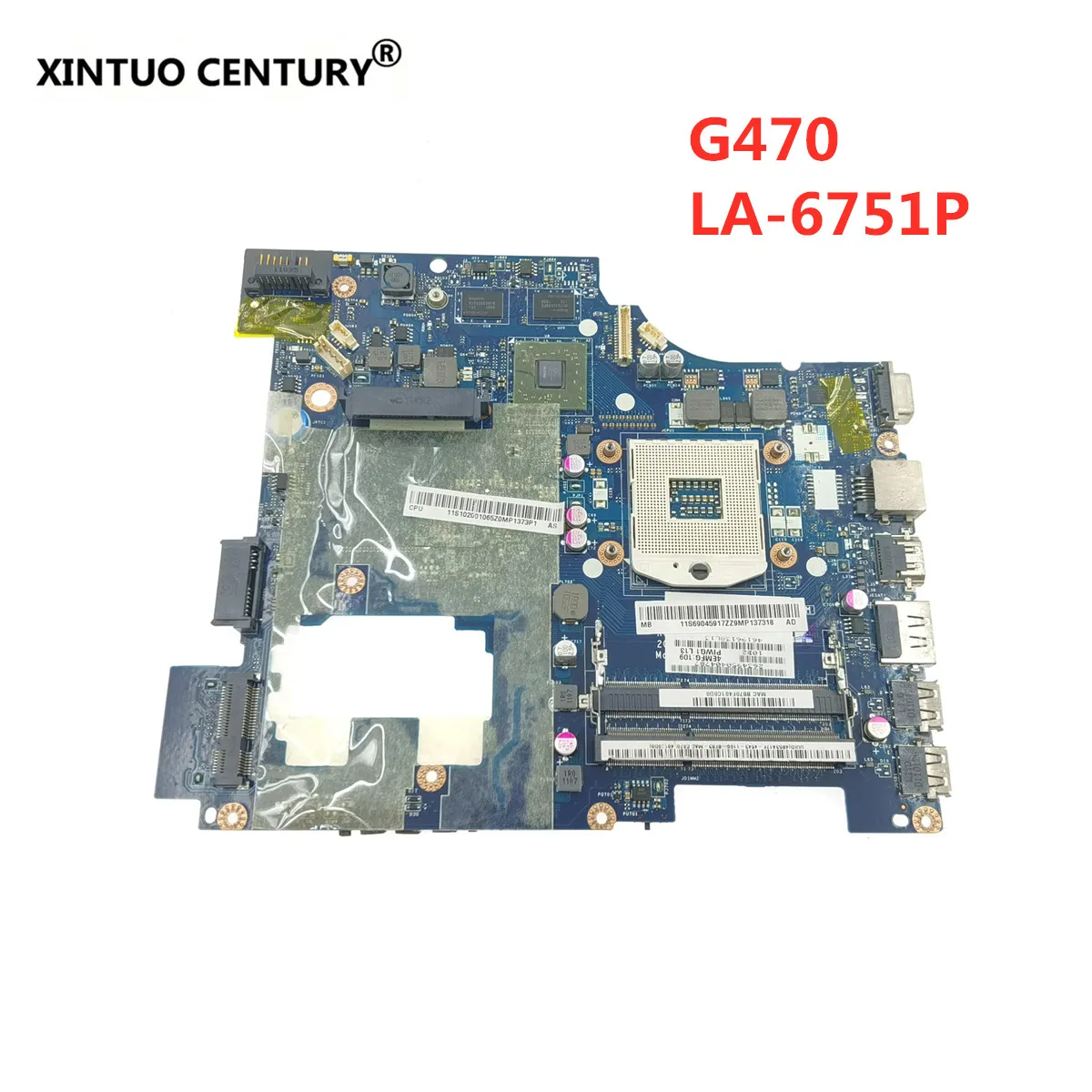 

PIWG1 LA-6751P motherboard for LENOVO G470 laptop motherboard 11013646 14 inch with HD6370M GPU HM65 DDR3 100% test work