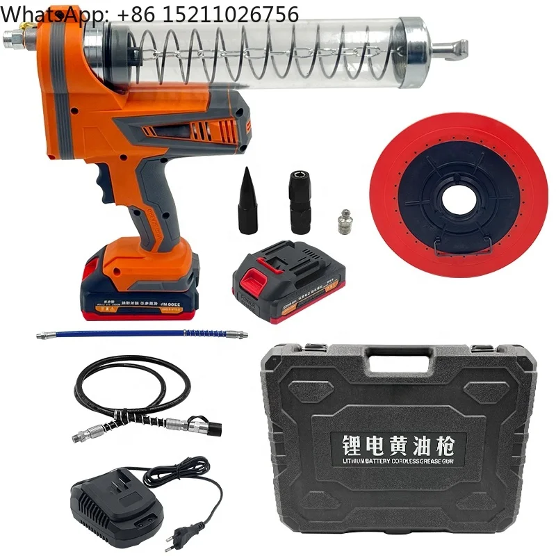 

21v 8500psi Durable Corrosion-resistant Lithium-ion Battery Clip Cordless Electric Grease - Product