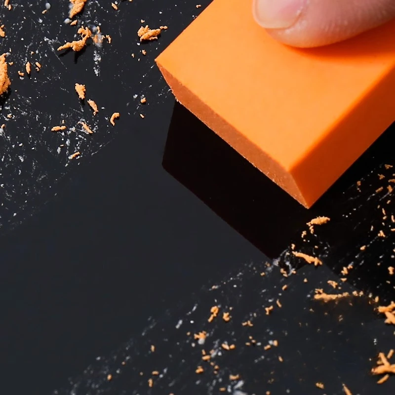 Rubber Scouring Pad Multi-functional Household Kitchen Countertop Cleaning Tool Small Stainless Steel Faucet Scale Remover Wipe