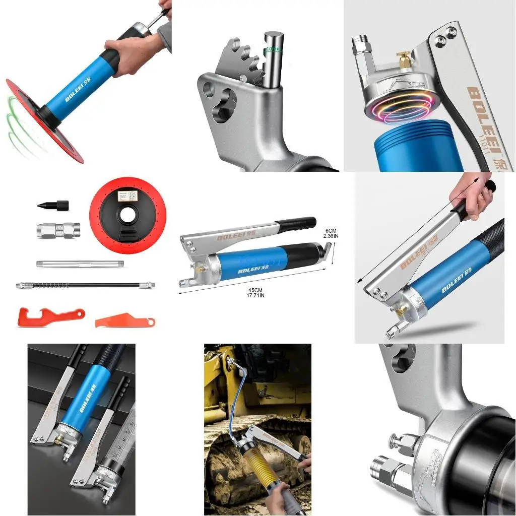 

E15A Heavy Duty Gear Drive Thick Plunger 900cc+ Oil Suction Disc Set Manual Grease for Forklifts, Excavators,