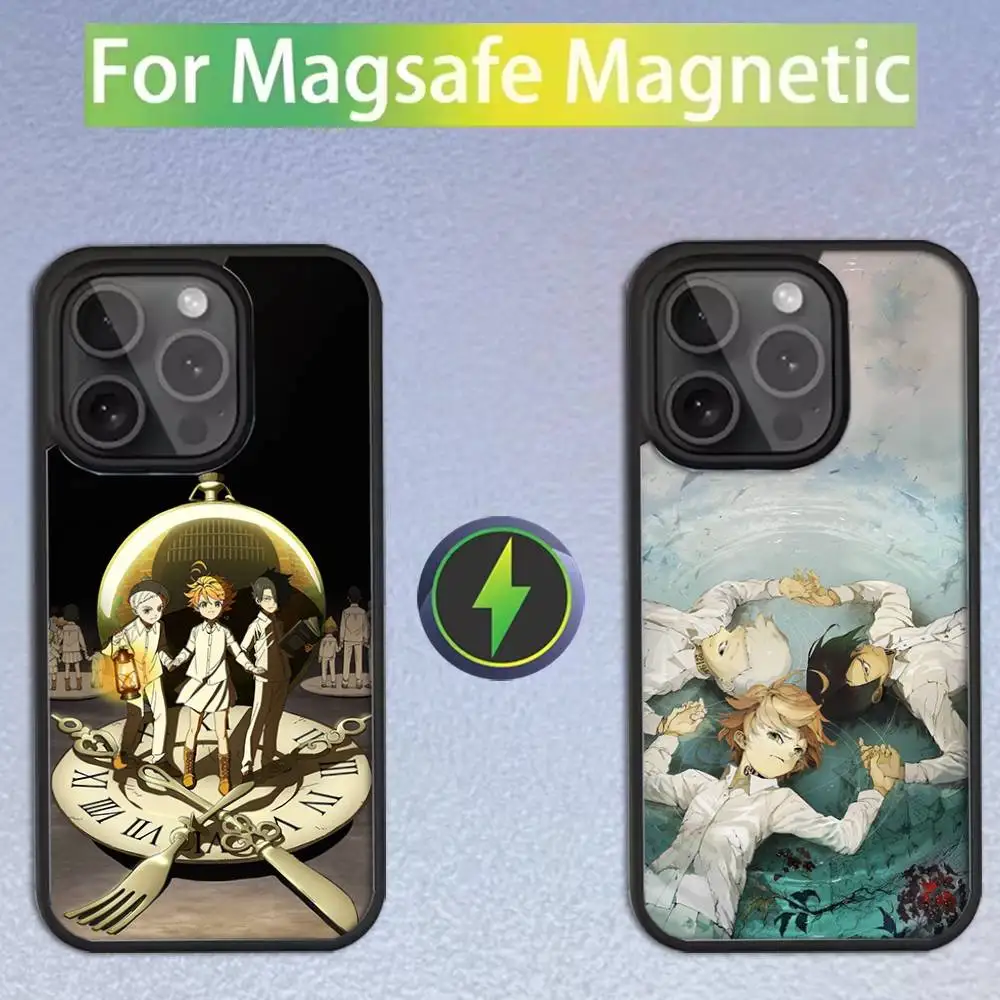 

The P-Promised N-Neverland Phone Case For iPhone 17,16,15,14,13,12,11,Pro,Max,Plus,Mini,SE Magsafe Magnetic Wireless Charging