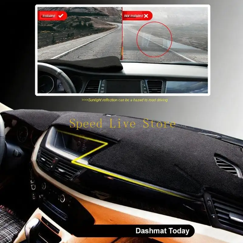 547C Pad Carpet for 1998-2010 Reduces Heat Build Up Dashboard Cover