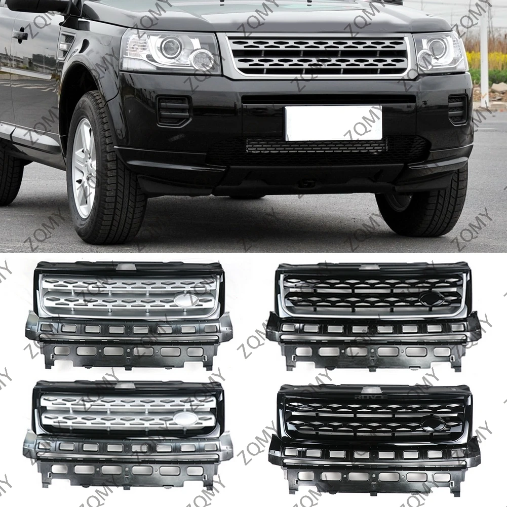 ABS Front Grille Bumper Mesh Grill For Land Rover Freelander 2 LR2 2010 2011 2012 2013 2014 2015 2016 Car Accessories Parts