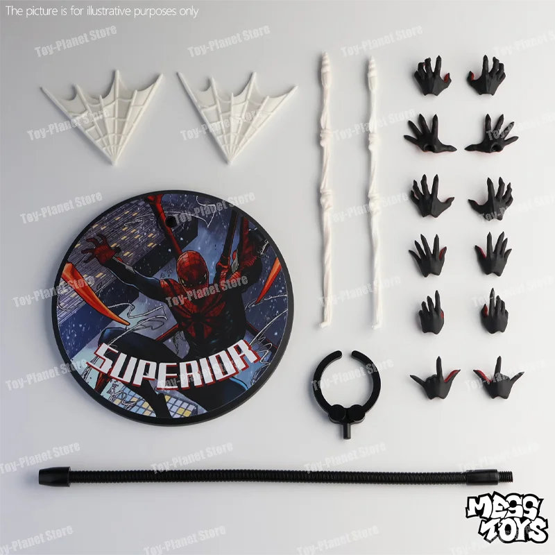 Hot Mess Toys Superior Spider Man Doctor Octopus Peter Parker Messtoys Spiderman Neighbor Anime Action Figure Gifts Toys