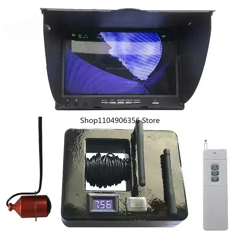 

for 4.3/7 inch 0.6-30m underwater fish detection tool with water depth and temperature measurement function
