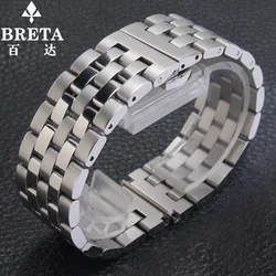 stainless Steel Band For Seiko  Strap 20mm 22mm Butterfly Buckle Diving Men Sport Replacement Bracelet Watch Accessories