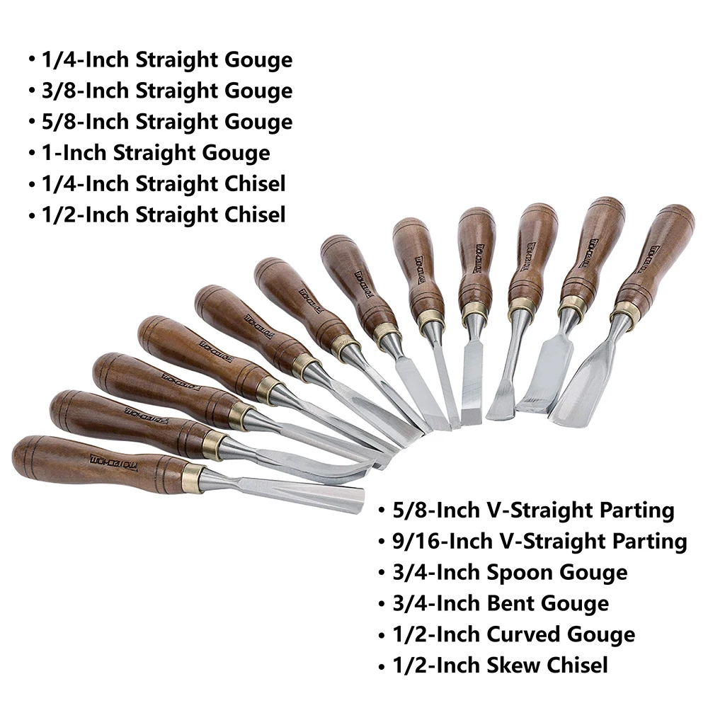 Wood Carving Knife Chisel Woodworking Cutter Hand Tool Set Carpentry Flat Chisel DIY Cutter Professional Sculptural Wood Chisel