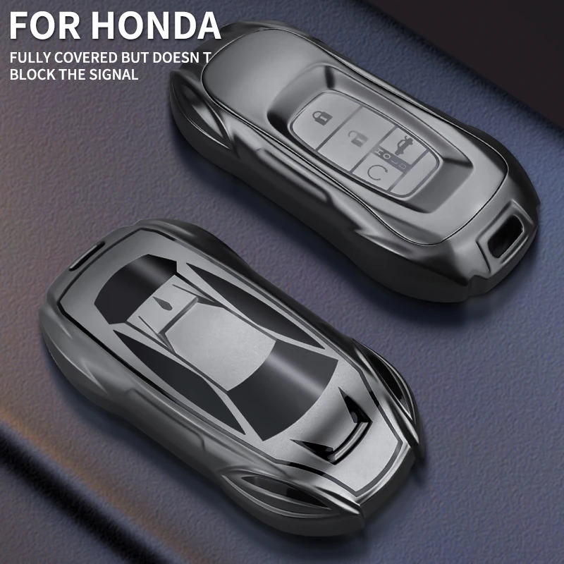 Fashionable Car Funda Llave For Honda 2022‑2026 Models Civic CR‑V HR‑V Accord Pilot Car Key Protective Case Easy installation