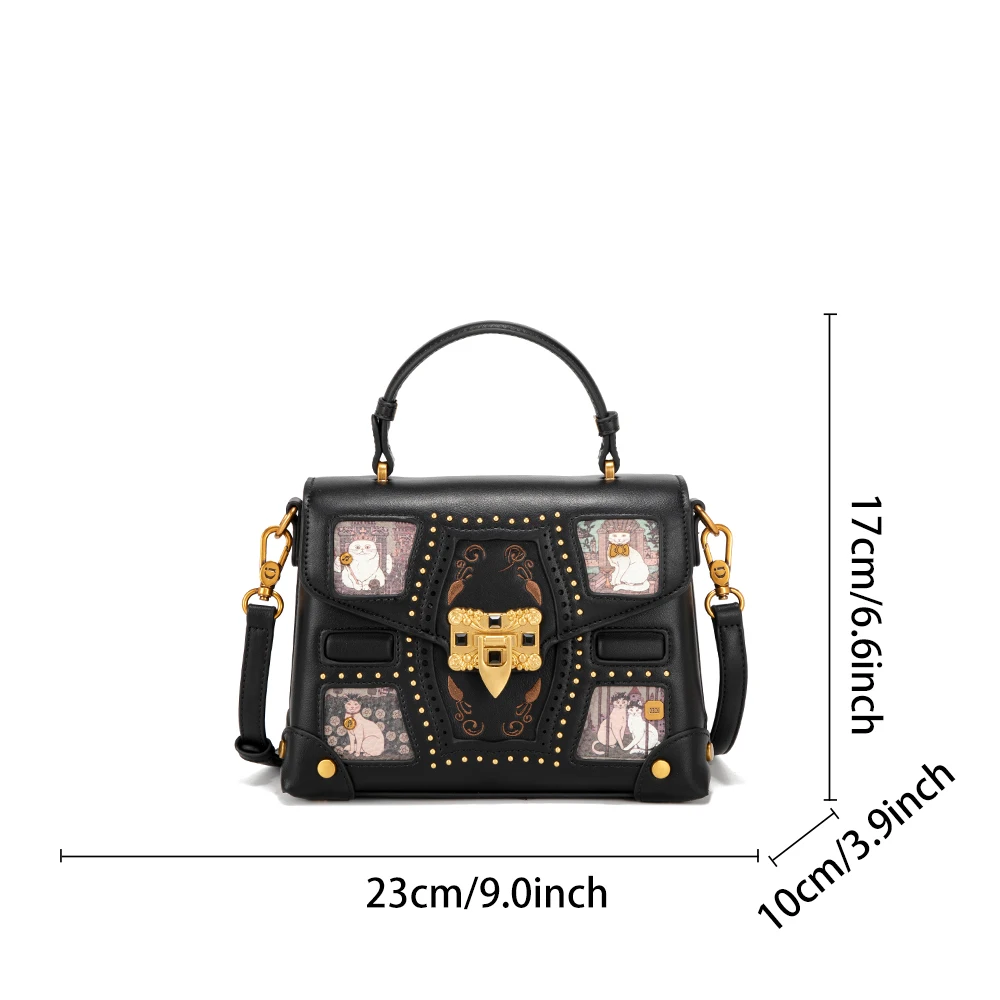 Women's handbag retro Chinese style embroidered handbag 2026 season new high-end design niche design single shoulder crossbody b