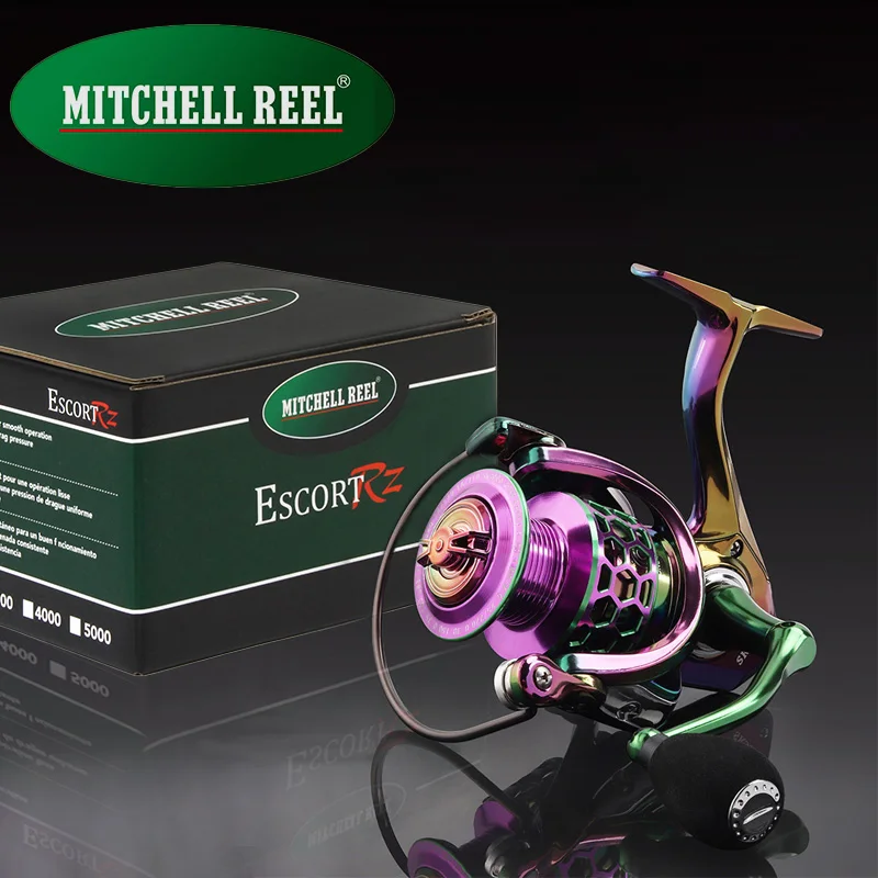 MITCHELL REEL Spinning reel 18Max Darg 14+1 Bearing No Backlash System All Metal Carp Bait Fishing Reel Pesca