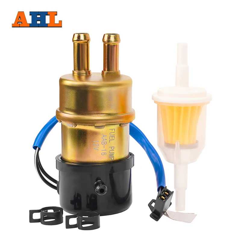 AHL Motorcycle 10mm Fuel Pump For Honda Shadow 1100 VT1100C ACE 750 VT750C Aero Sabre Spirit VLX600 Super Hawk Magna