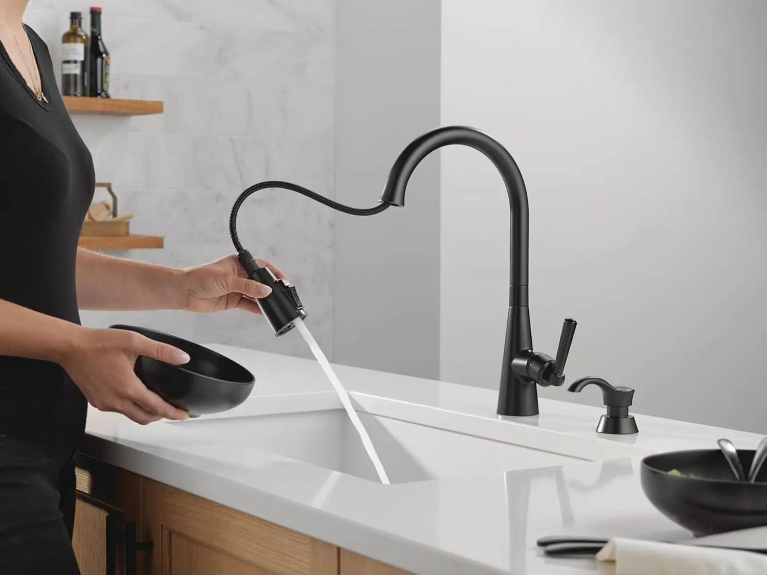 

Kitchen Faucet with Soap Dispenser Kitchen Faucets with Pull Down Sprayer Gold Kitchen Sink Faucet with Magnetic