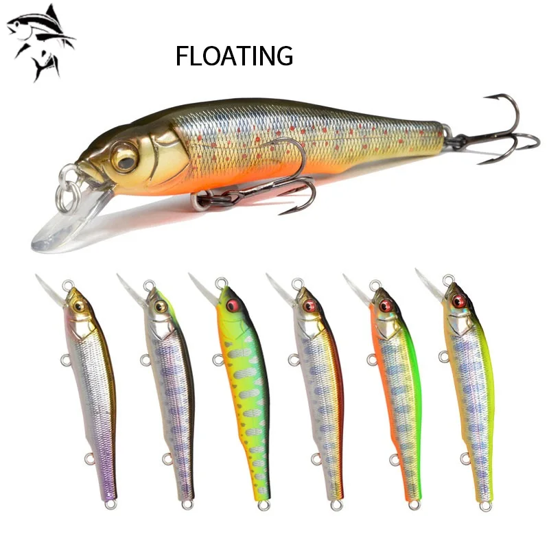 Floating Minnow 5g / 70mm  Strike Pro Fishing Lures  Fishing Bait  Stream Become Warped Mouth Fish Maximumcatch Official Store