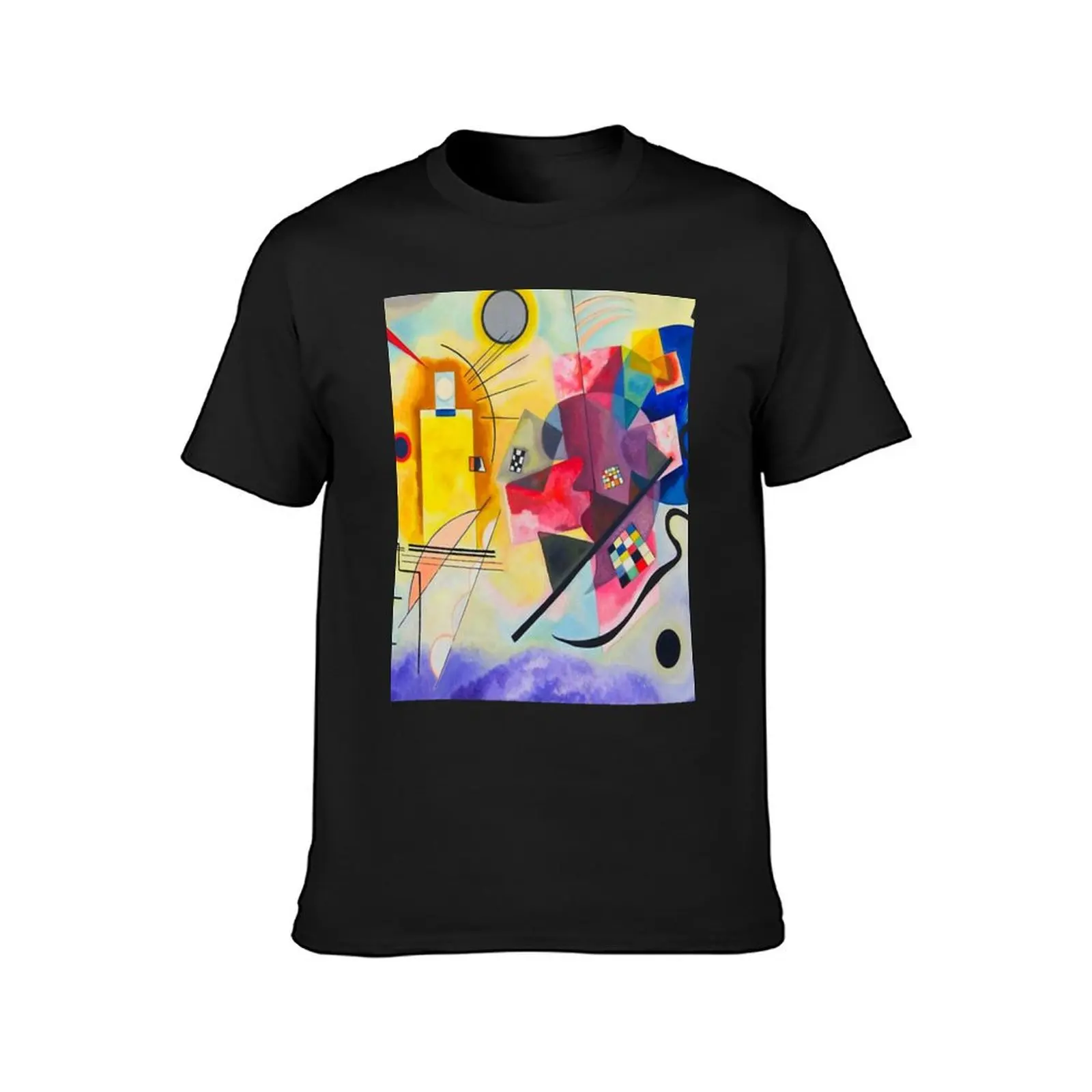 Wassily Kandinsky - Red ,Yellow, Blue,(Rouge ,Jaune, Bleu) T-Shirt Aesthetic clothing new edition tops oversized t shirts men