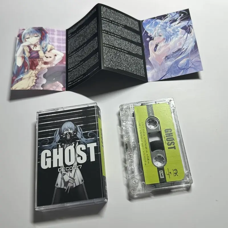 

Hatsune Miku Music Tapes Anime Ghost Album Cassettes Cosplay Soundtracks Box Recorder Car Walkman Tape Collect Music Albums Gift