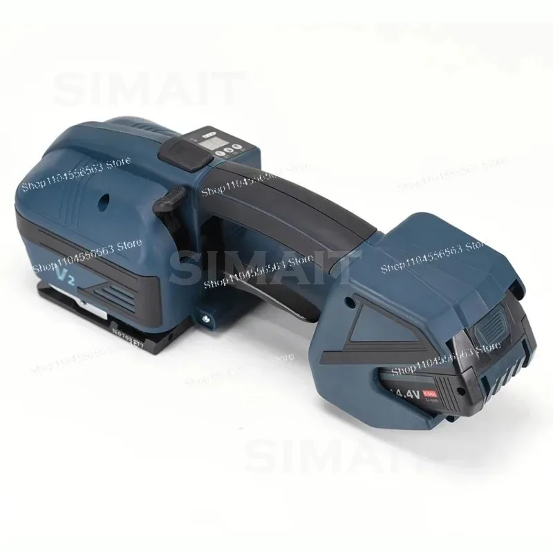 V2 Portable Automatic Electric Strapping Machine – 13–16mm PET/PP Strap, Hot Melting, Digital Control