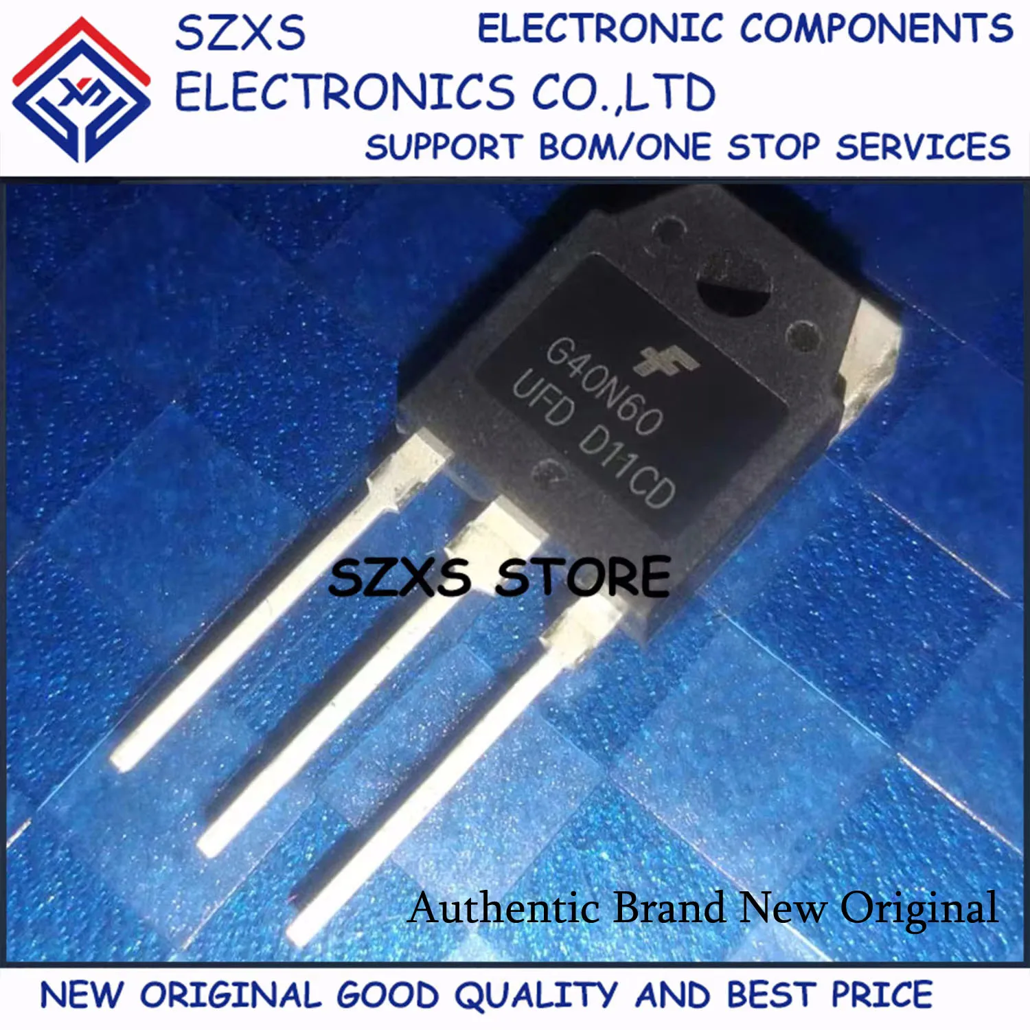 New Original 10Pcs G40N60UFD SGH40N60UFDTU TO-3P 600V 40A IGBT Transistor In Stock Electronic Components Good Quality