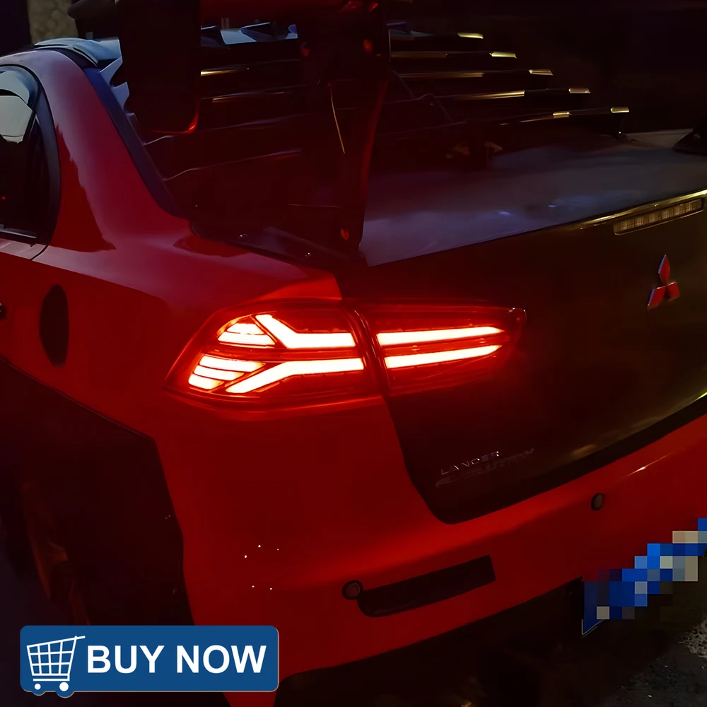 

For Mitsubishi Lancer 2010-2016 Car Taillight Assembly Upgrade High Quality LED Flashing Signal Light Highlight Rear Accessories
