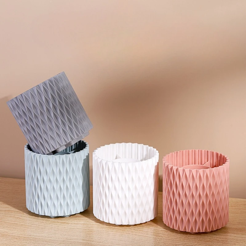 منظم فرش المكياج ذو سعة كبيرة قابل للدوران، طاولة تزيين عالية الألوان، مقصورة، تخزين أنيق، وصول مرن