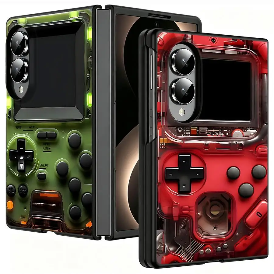 Game Machine Pattern Case for Samsung Galaxy Z Fold8 Wide ZFold8 ZFold Wide Z Fold 8 Luxury Phone Cover