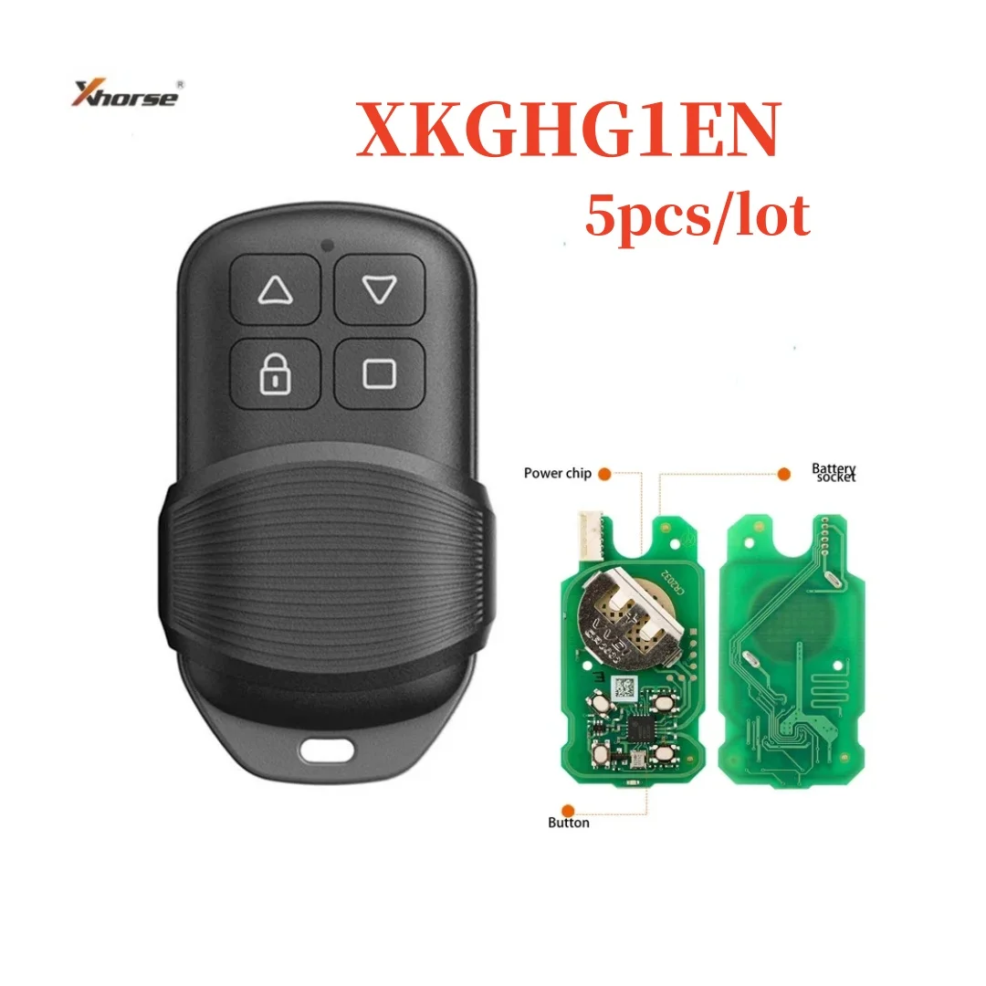 

5pcs/lot New Arrival in Stock Xhorse XKGHG1EN Masker Garage Remote