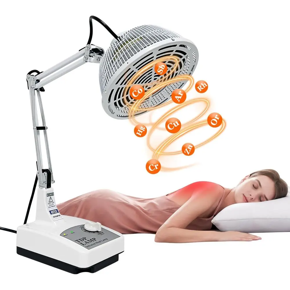 

Inrared Heat Lamp - Tdp ar Inrared Mineral Heat Lamp, Therapy or Body k Shoulder Joints Back Pain Relie, Adjustable Home Use Hea